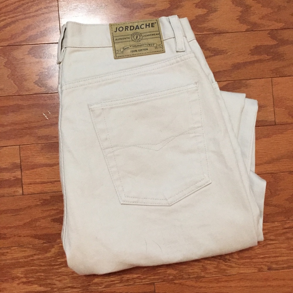 Vintage JORDACHE high waisted jeans 13/14 cream